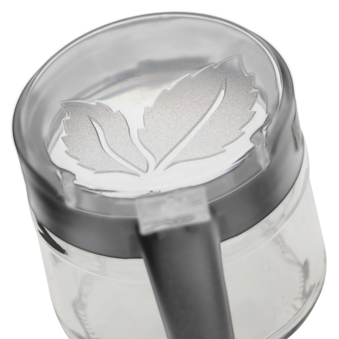 Fotografia para o produto Açucareiro com tampa e colher 300ml cor cinza