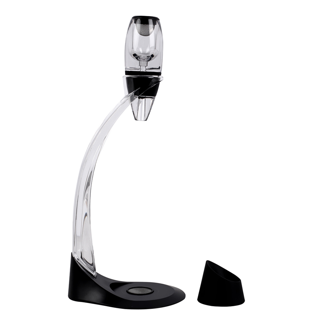 Imagem ilustrativa para Aerador com suporte em acrílico L13,5xP7,5xA39cm cor preta