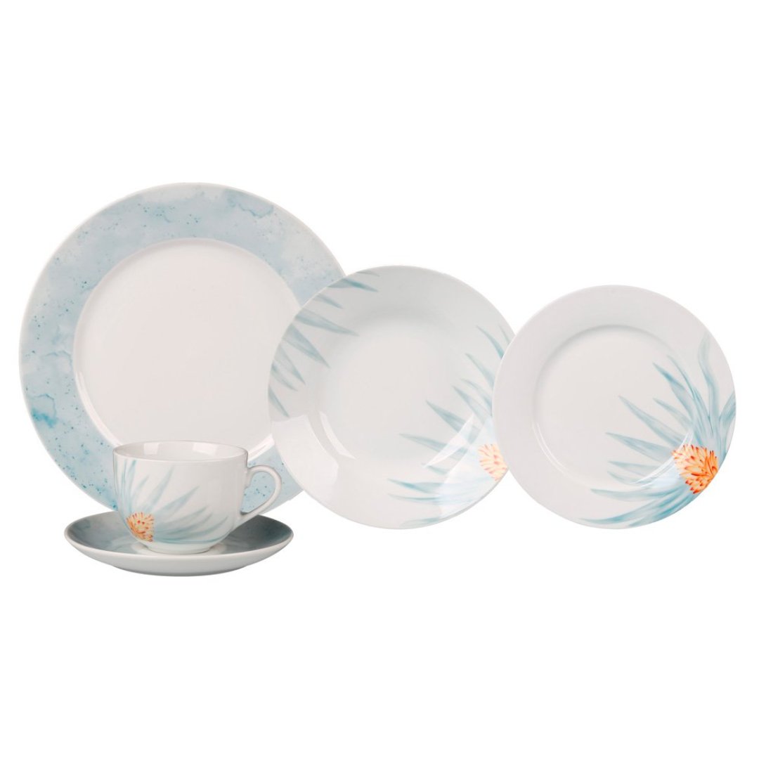 Imagem ilustrativa para Aparelho de jantar em porcelana 30 peças