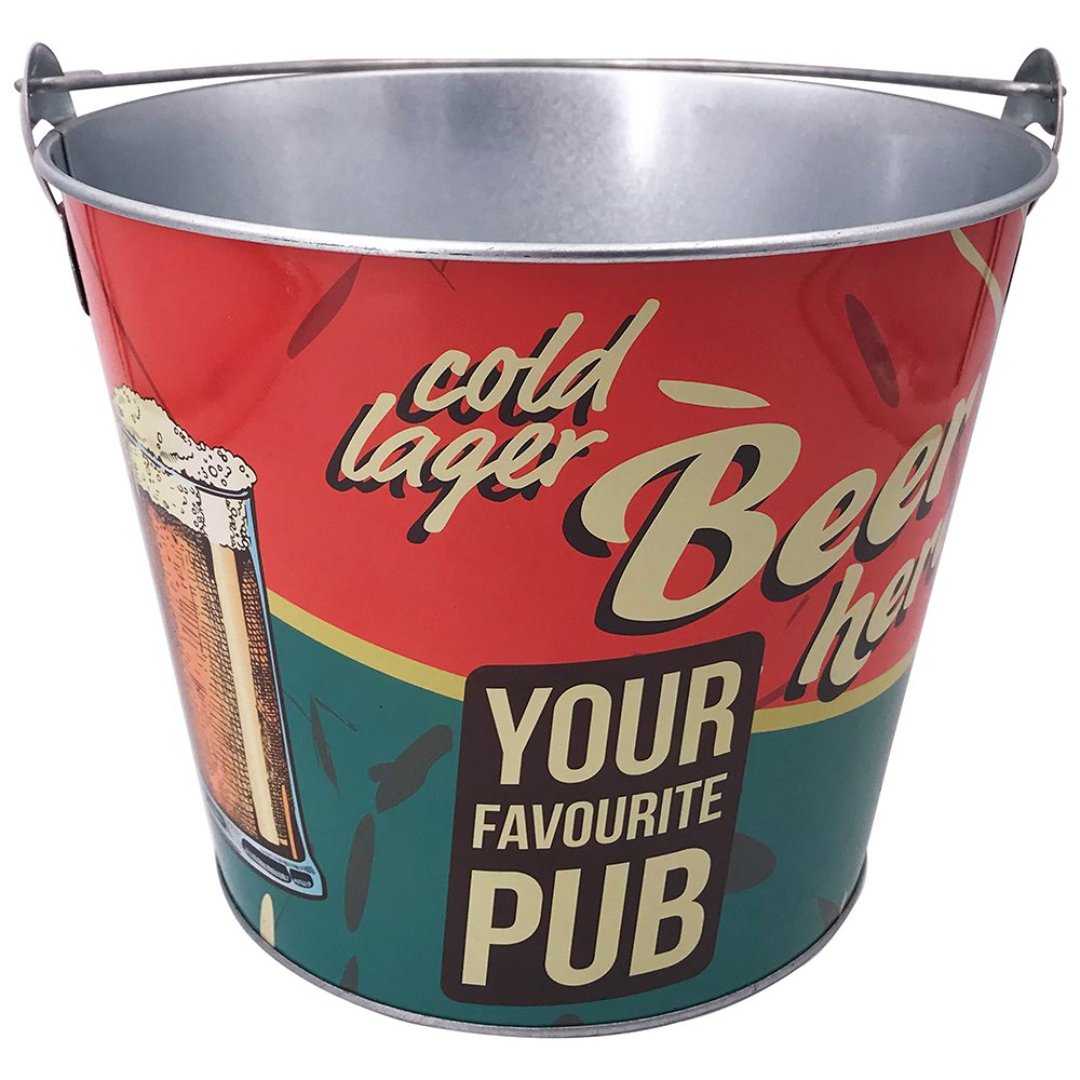 Imagem ilustrativa para Balde de cerveja em metal 5L