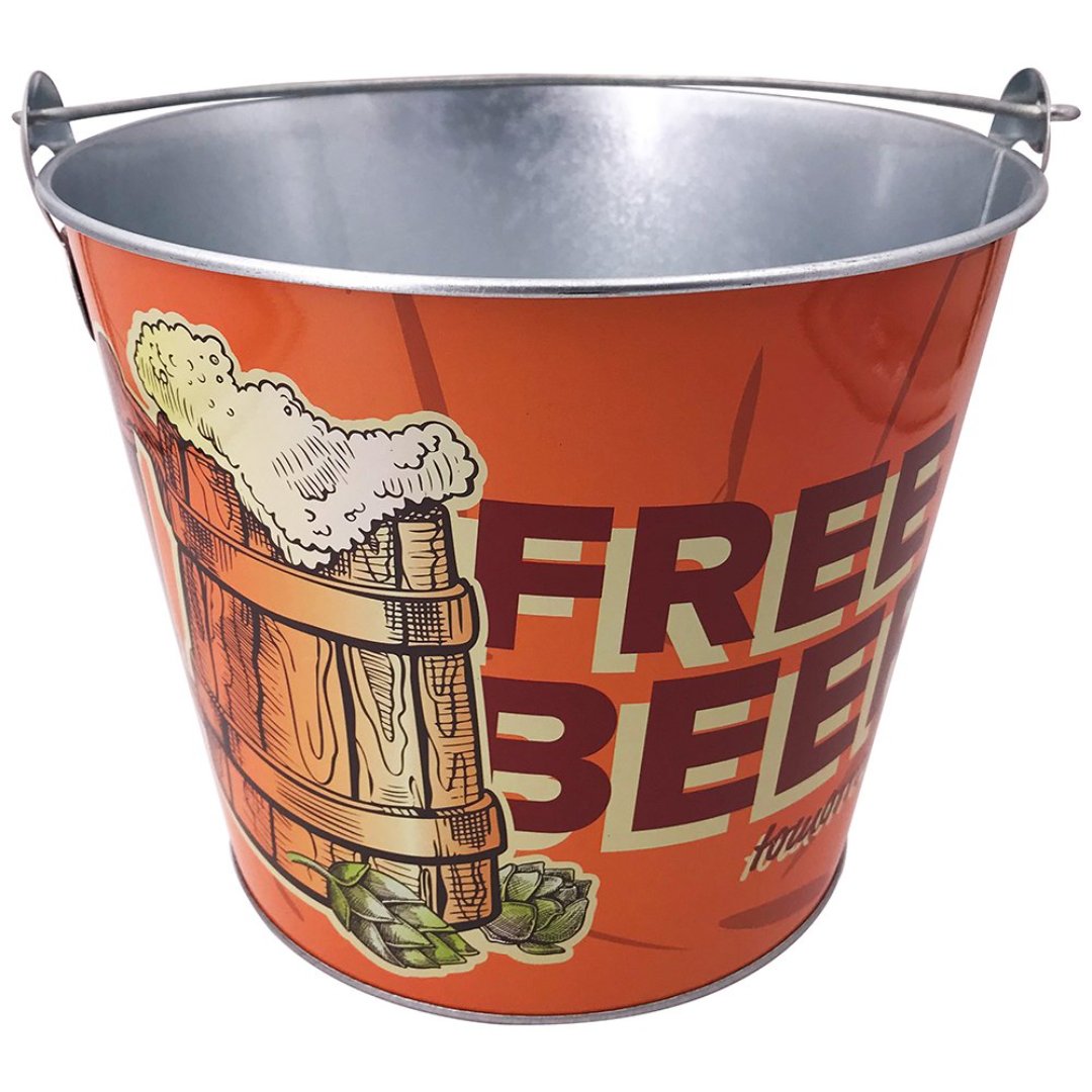 Imagem ilustrativa para Balde de cerveja em metal 5L