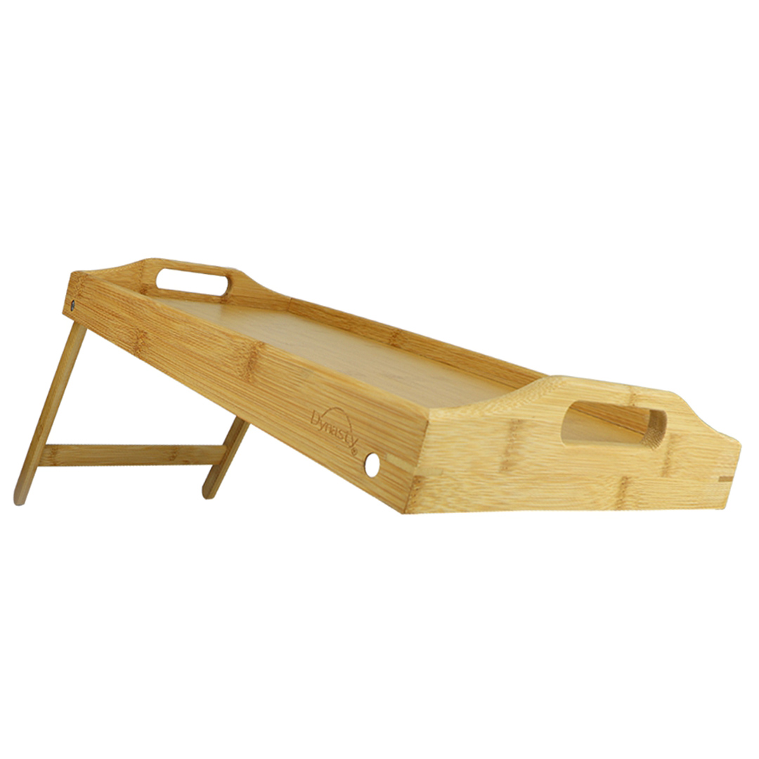 Fotografia para o produto Bandeja em bambu com pé L50xP30xA6,5cm