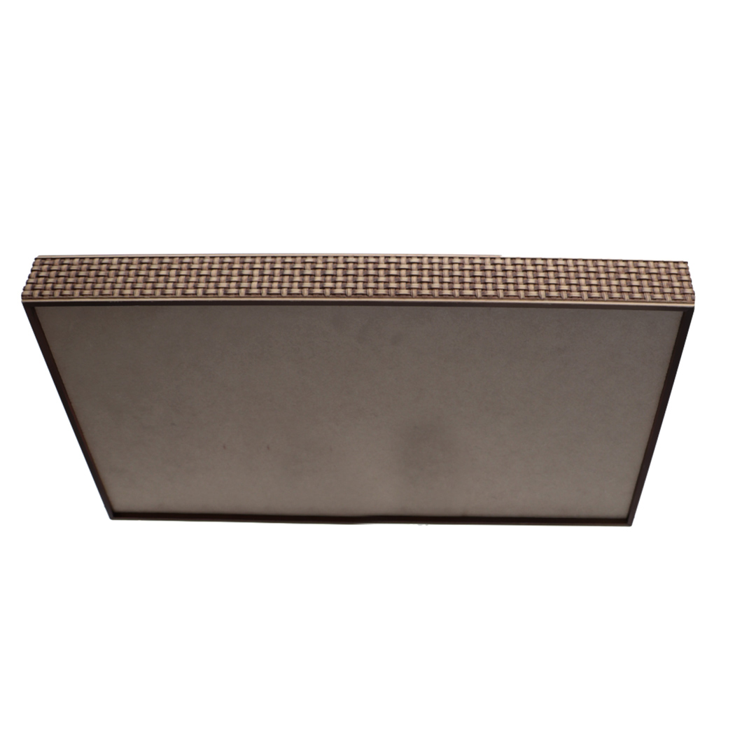 Fotografia para o produto Bandeja retangular de madeira L46xP26xA4.5cm