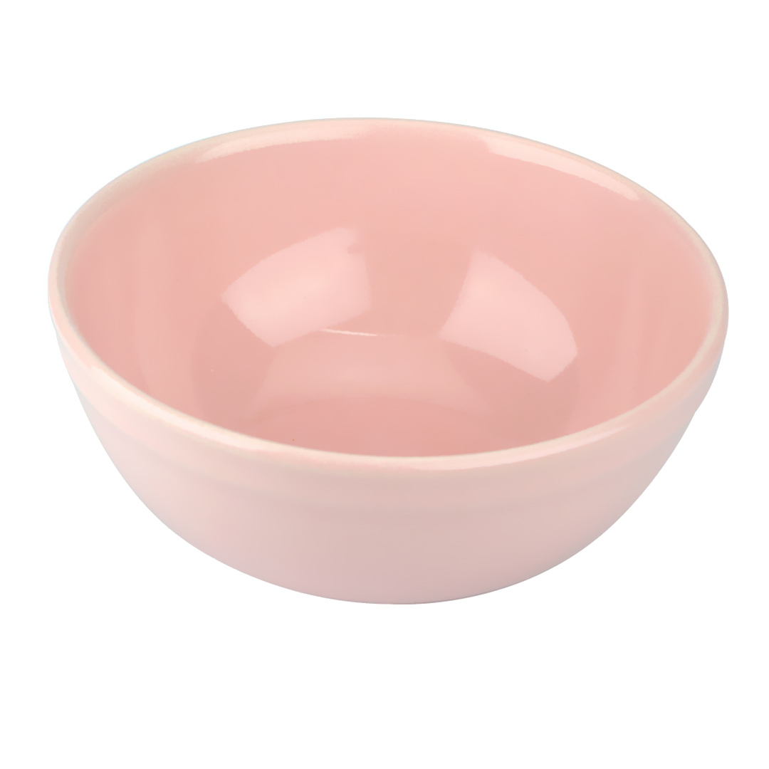 Imagem ilustrativa para Bowl em cerâmica 500ml Ø14xA6cm cor rosa brilhante