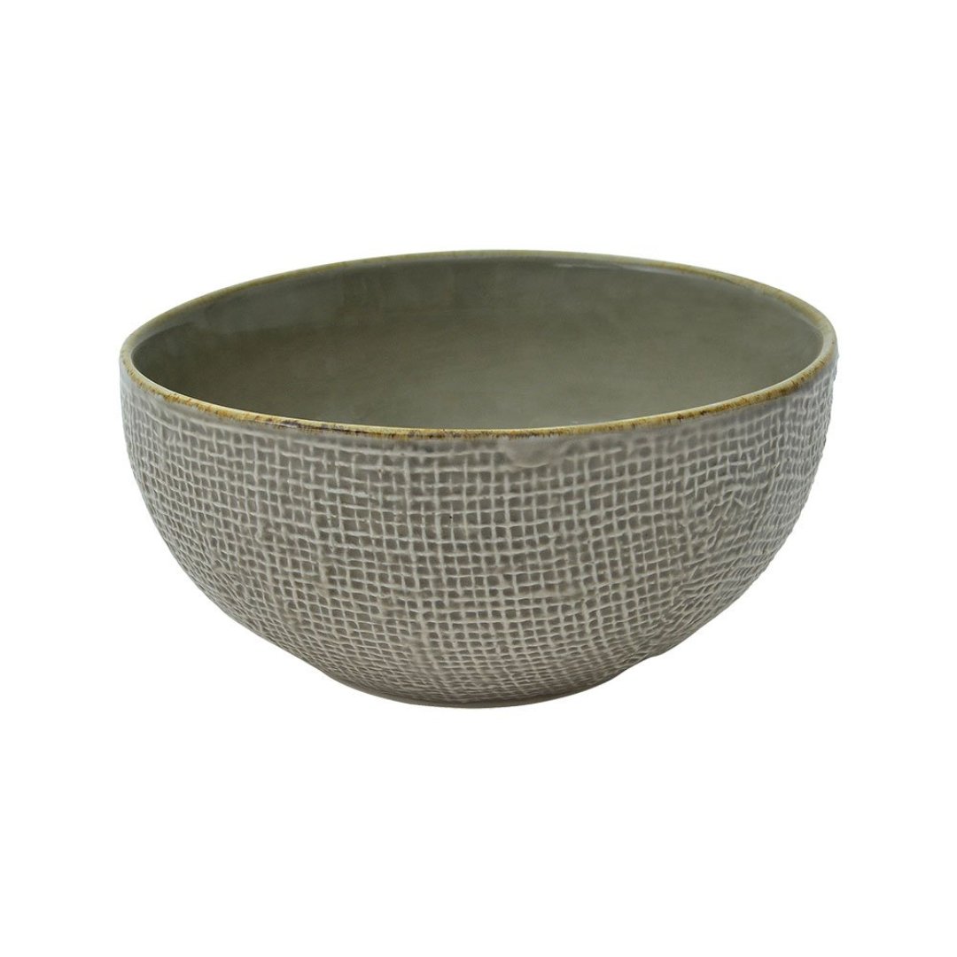 Imagem ilustrativa para Bowl em cerâmica 500ml Ø14xA7cm cor taupe