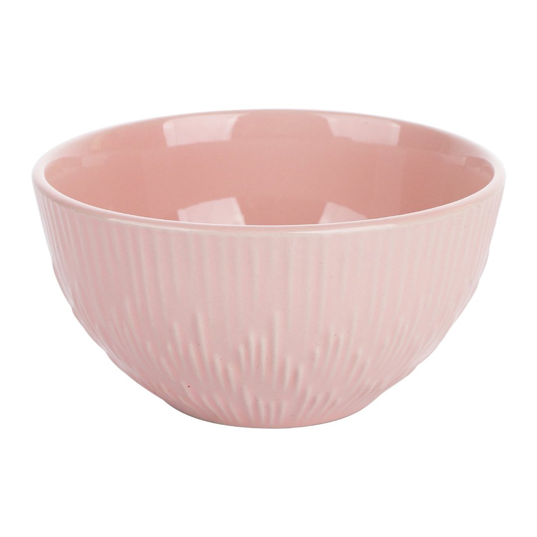 Imagem ilustrativa para Bowl em porcelana 610ml Ø14,5xA7cm cor rosa