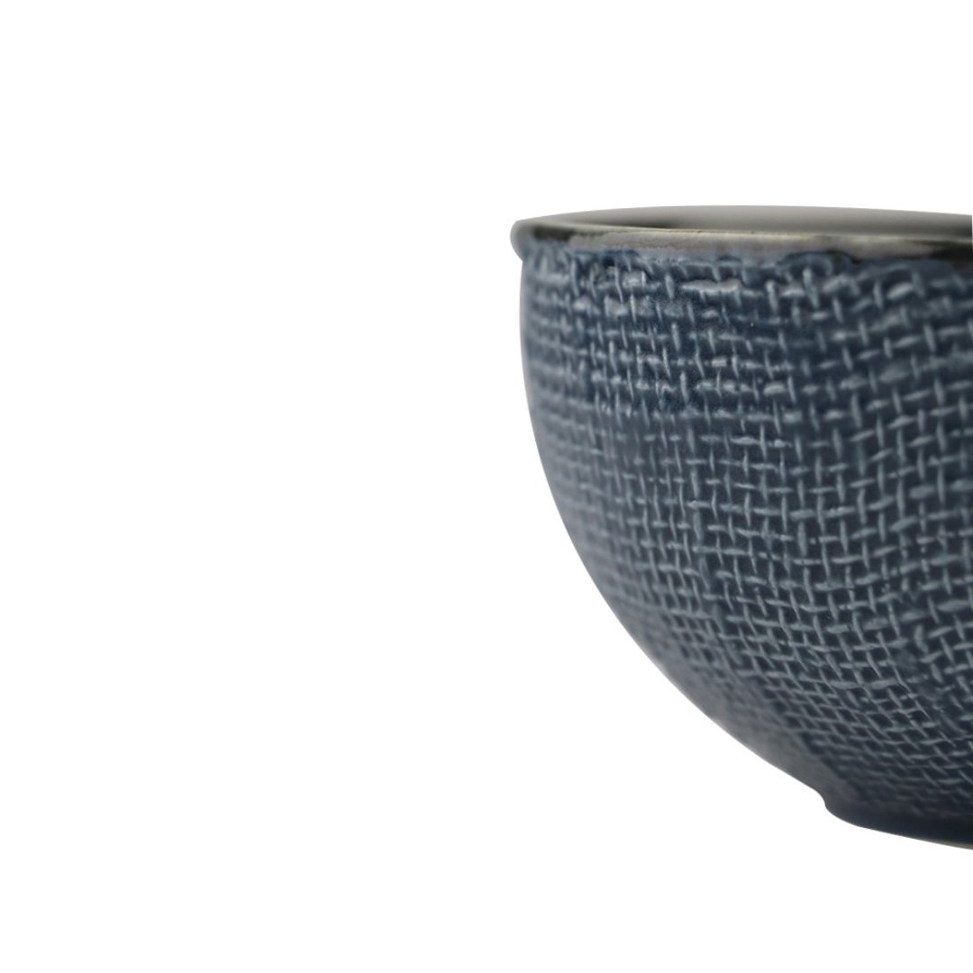 Fotografia para o produto Bowl Tissú em cerâmica Ø14xA7cm 500ml cor azul