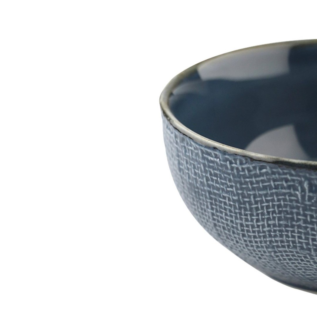 Fotografia para o produto Bowl Tissú em cerâmica Ø14xA7cm 500ml cor azul