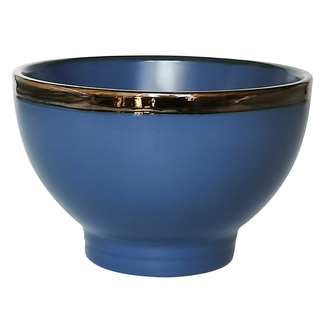 Fotografia para o produto Bowl Vernissage em porcelana D13xA8,2cm 580ml cor azul