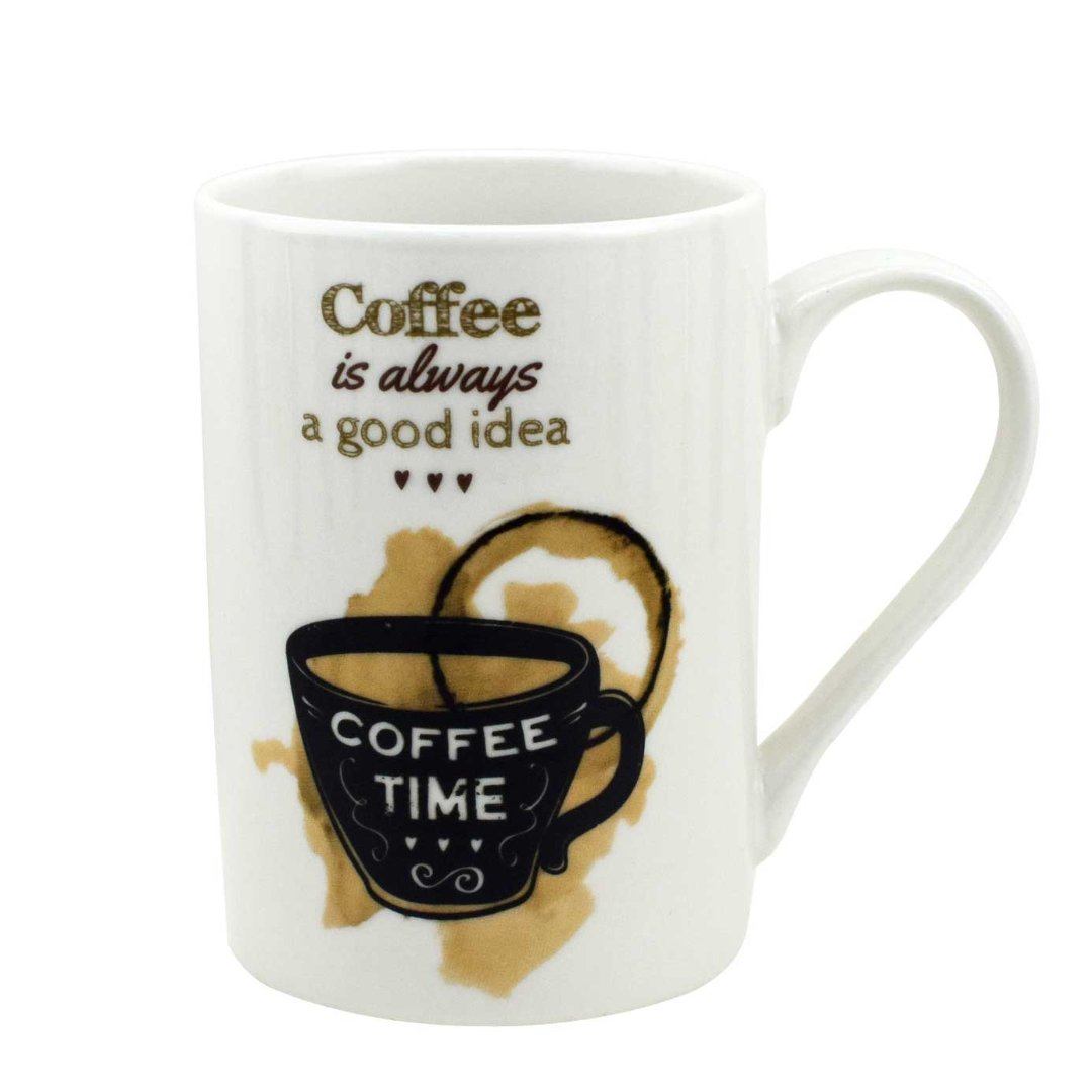 Imagem ilustrativa para Caneca em new bone china 320ml cor branca