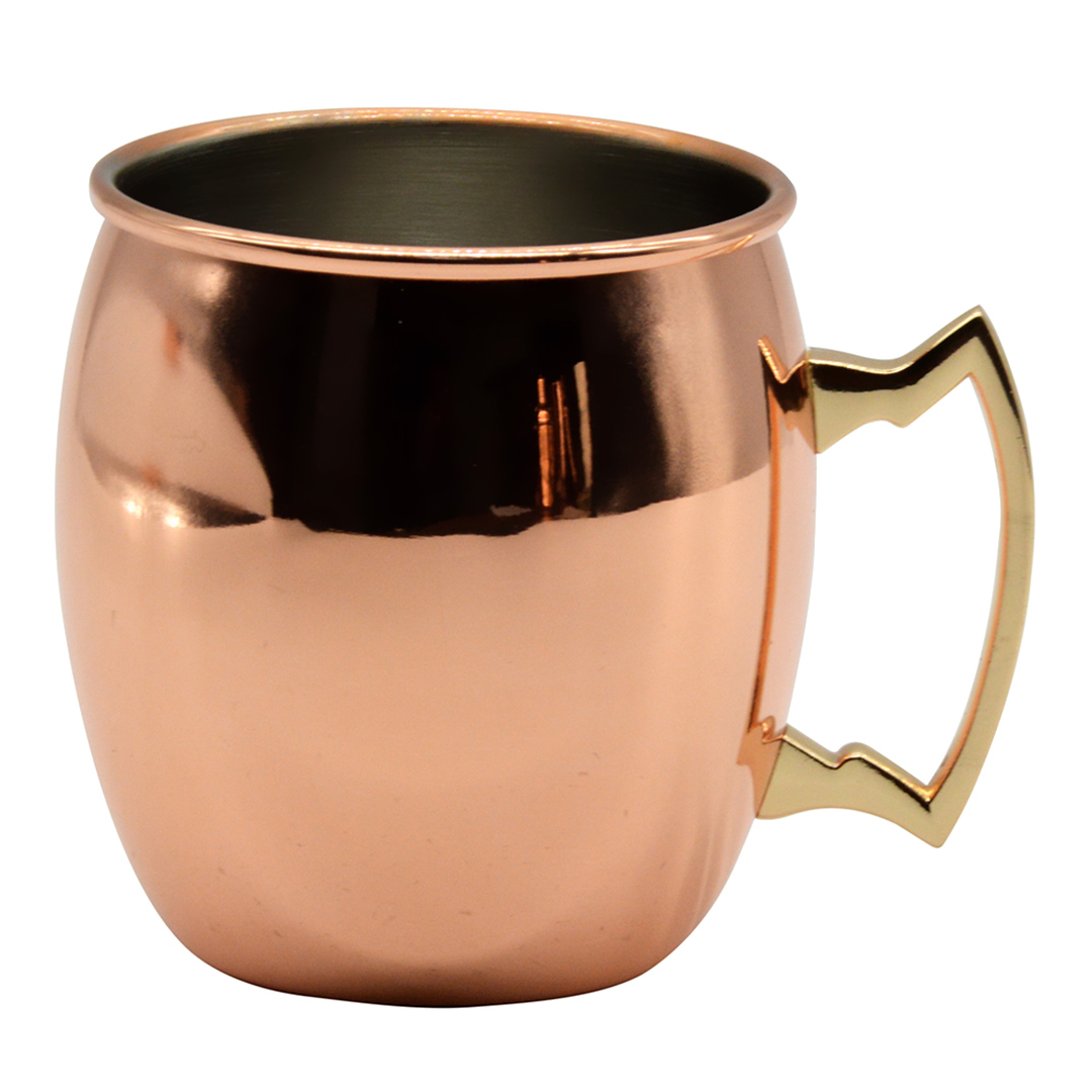 Imagem ilustrativa para (23728) - Caneca em aço inox 550ml cor cobre