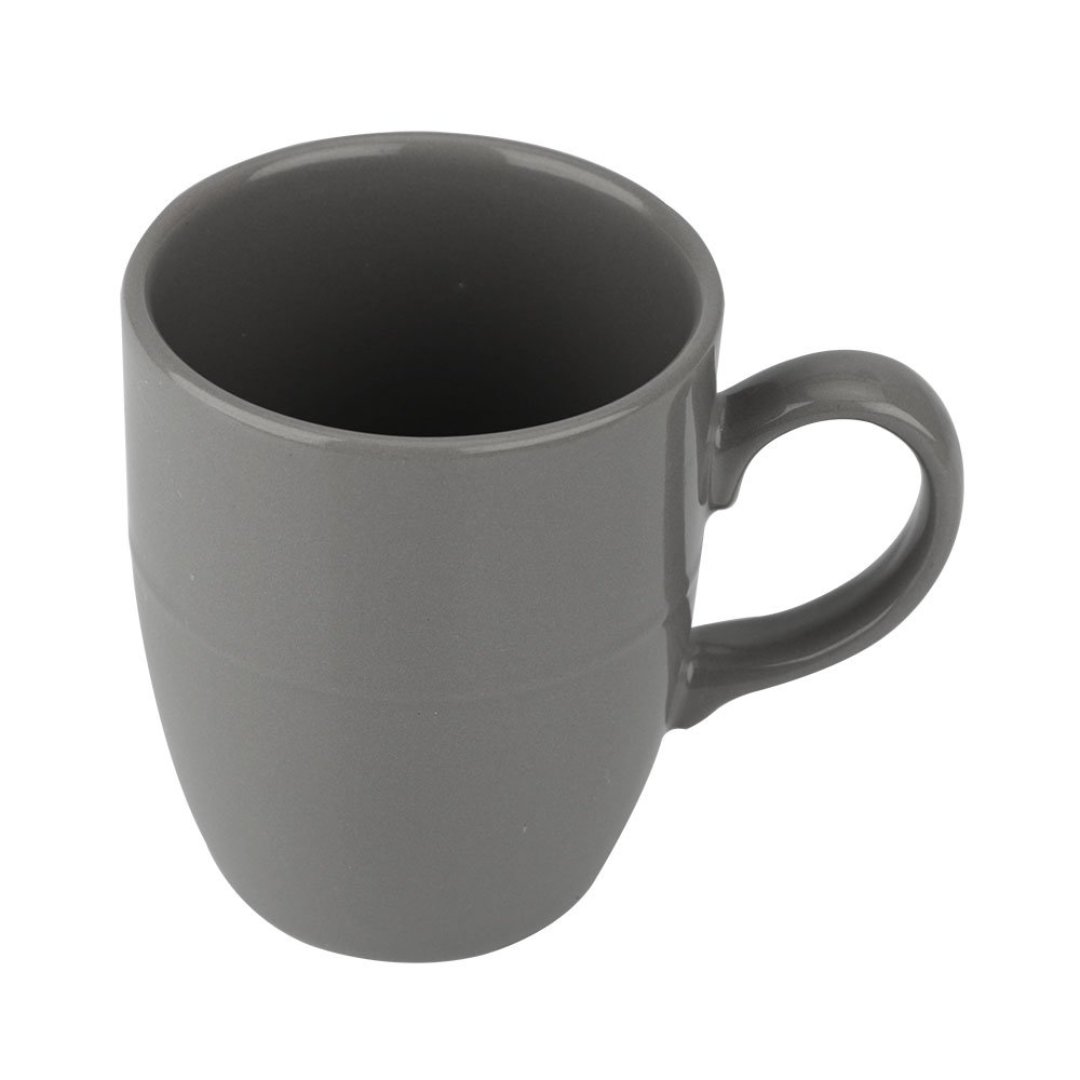 Imagem ilustrativa para Caneca em cerâmica 260ml A10cm cor cinza brilhante