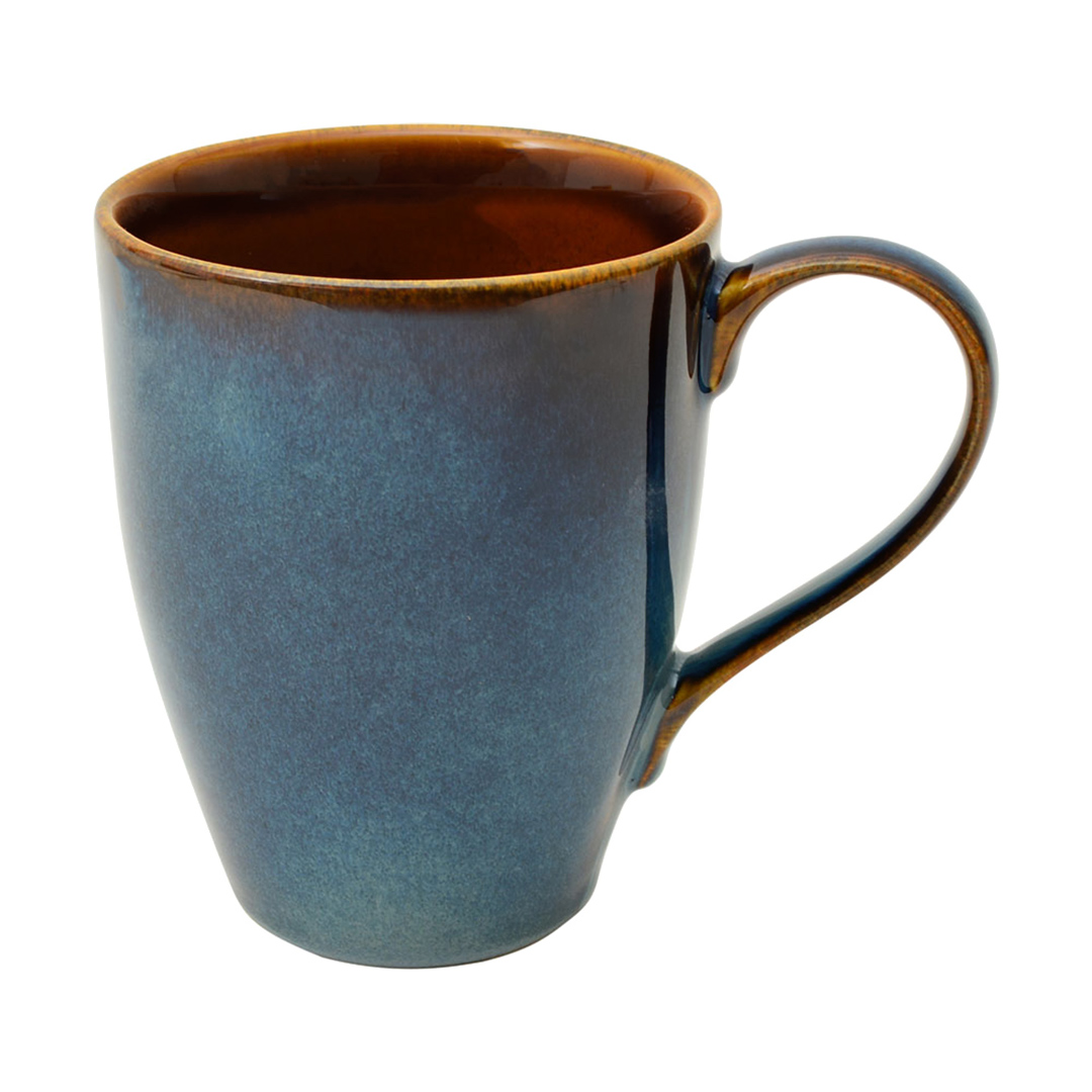 Imagem ilustrativa para Caneca em faiança 300ml A10cm cor azul