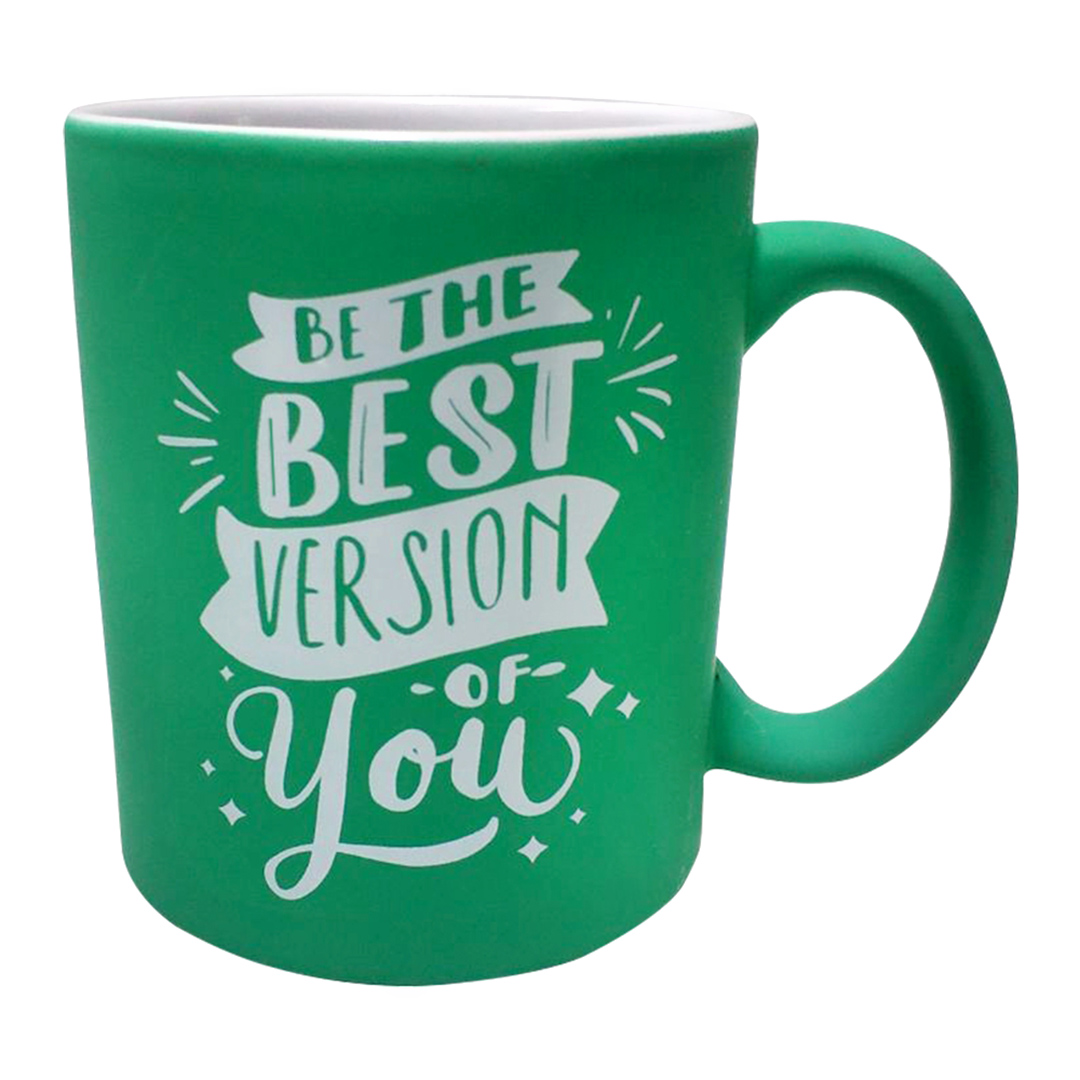 Imagem ilustrativa para Caneca em porcelana 300ml A9,5cm cor verde