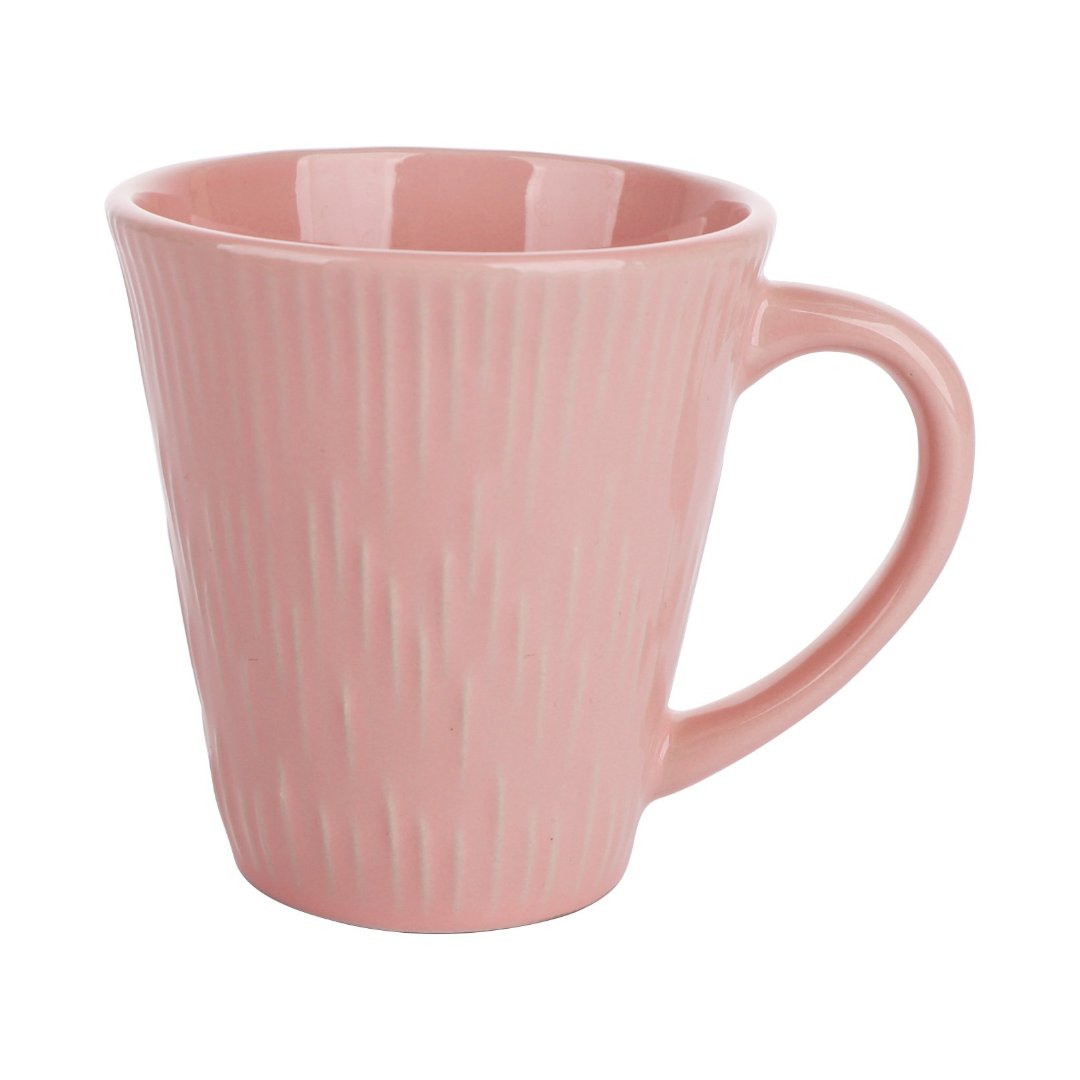 Imagem ilustrativa para Caneca em porcelana 400ml A10cm cor rosa