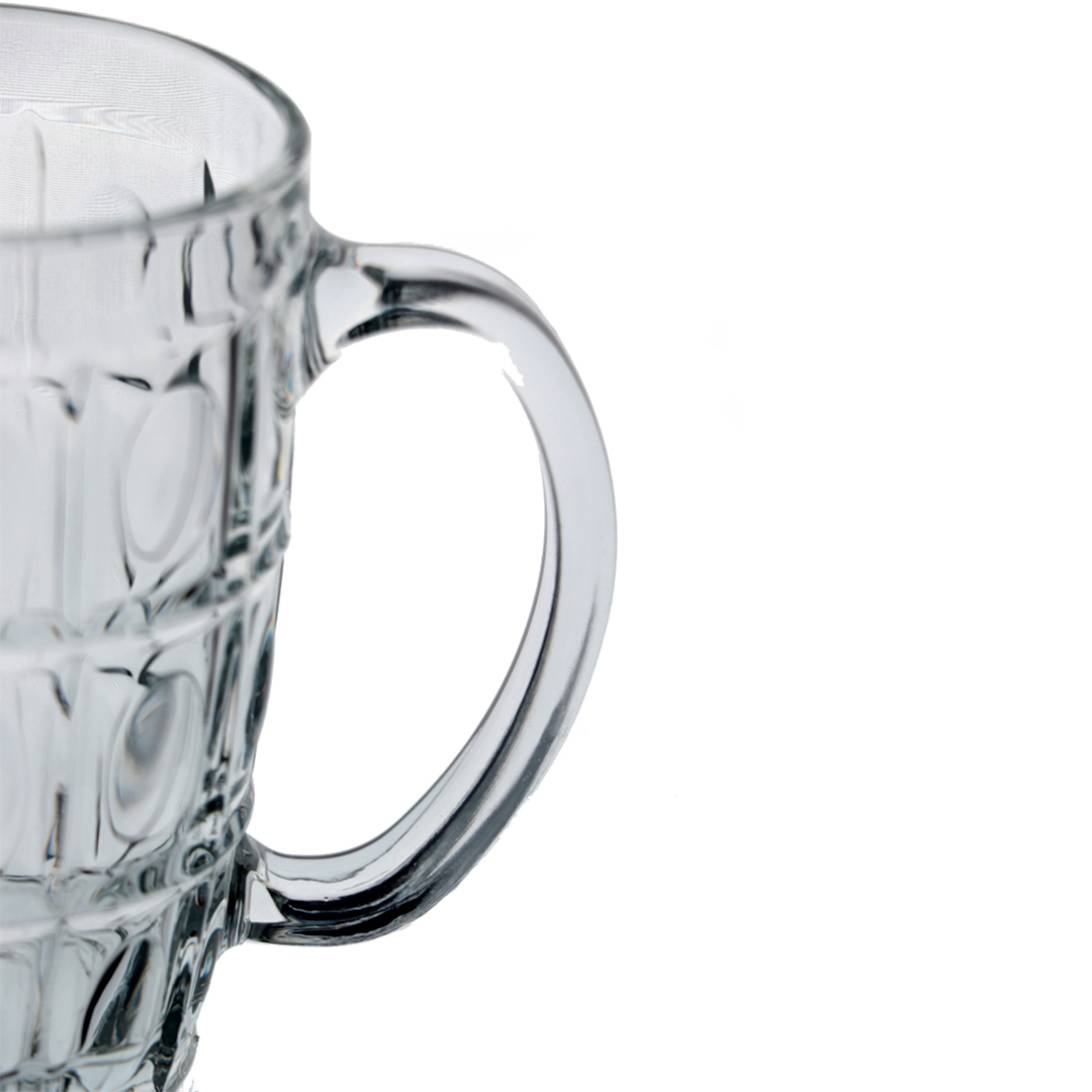 Fotografia para o produto Caneca para cerveja em vidro 380ml A12cm