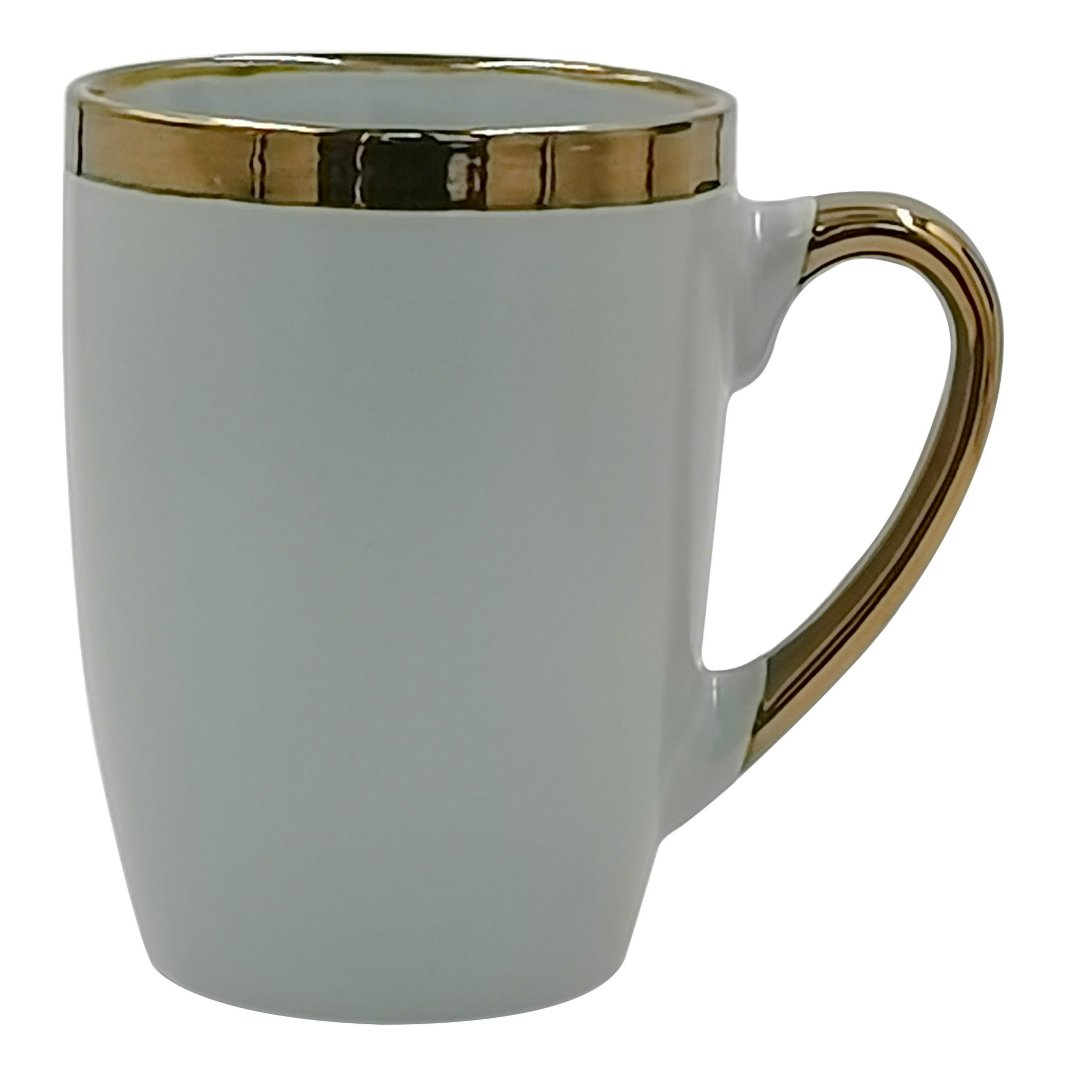 Fotografia para o produto Caneca Vernissage em porcelana 350ml A11cm cor cinza