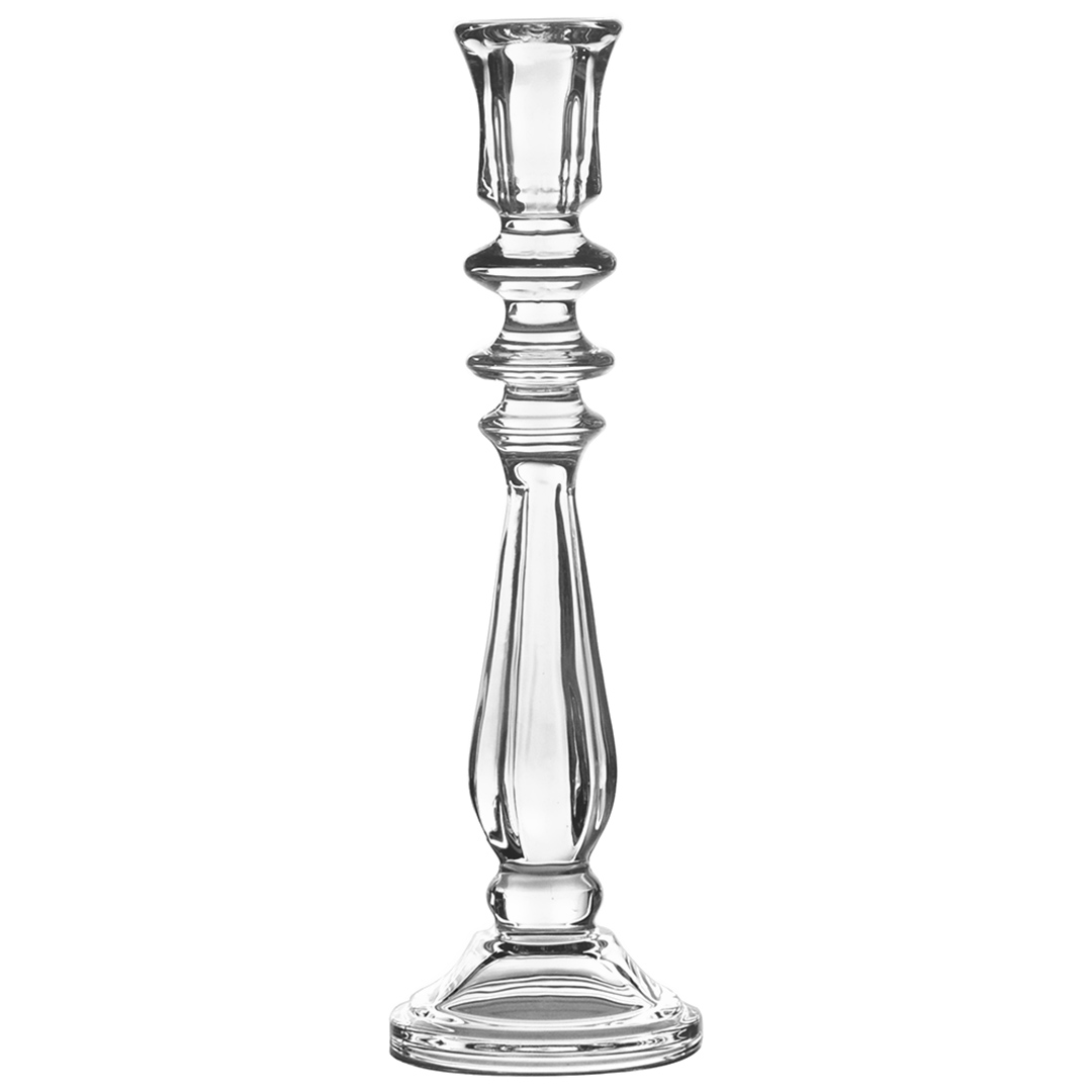 Imagem ilustrativa para Castiçal em cristal ecológico Ø10xA32,7cm