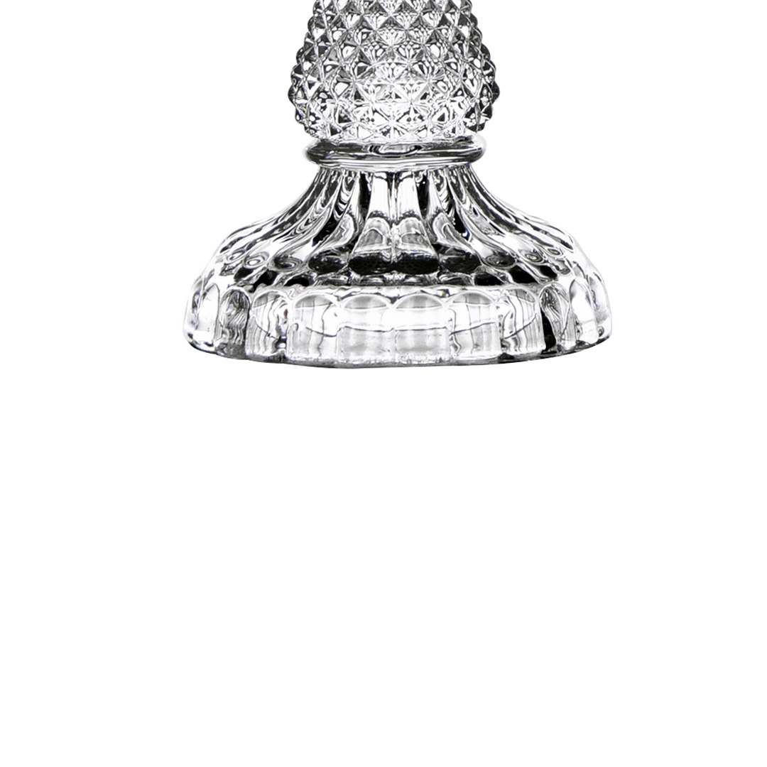 Fotografia para o produto Castiçal em cristal ecológico Ø6,5xA10,5cm