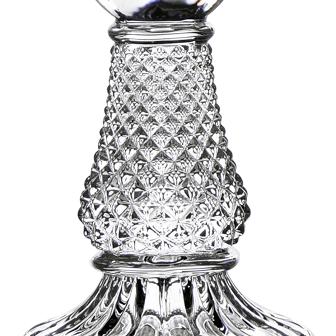 Fotografia para o produto Castiçal em cristal ecológico Ø6,5xA10,5cm