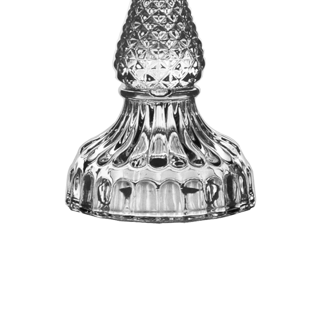 Fotografia para o produto Castiçal em cristal ecológico Ø8,3xA16,3cm