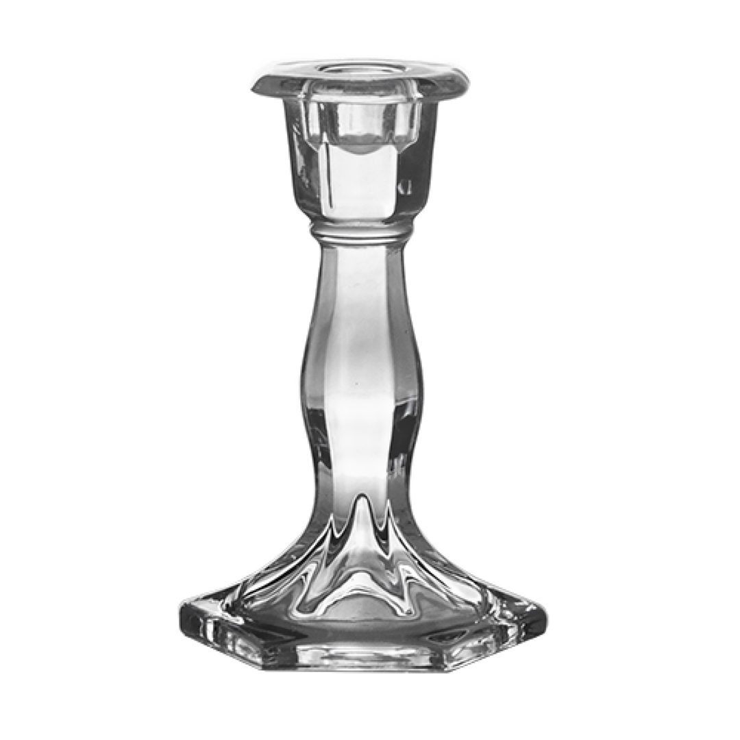 Imagem ilustrativa para Castiçal em cristal ecológico Ø10xA15cm