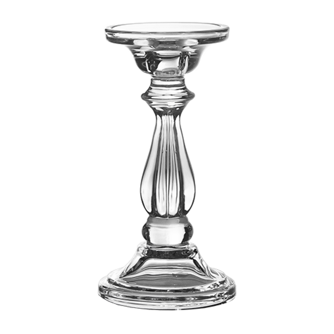 Fotografia para o produto Castiçal em vidro Ø10xA19,5cm