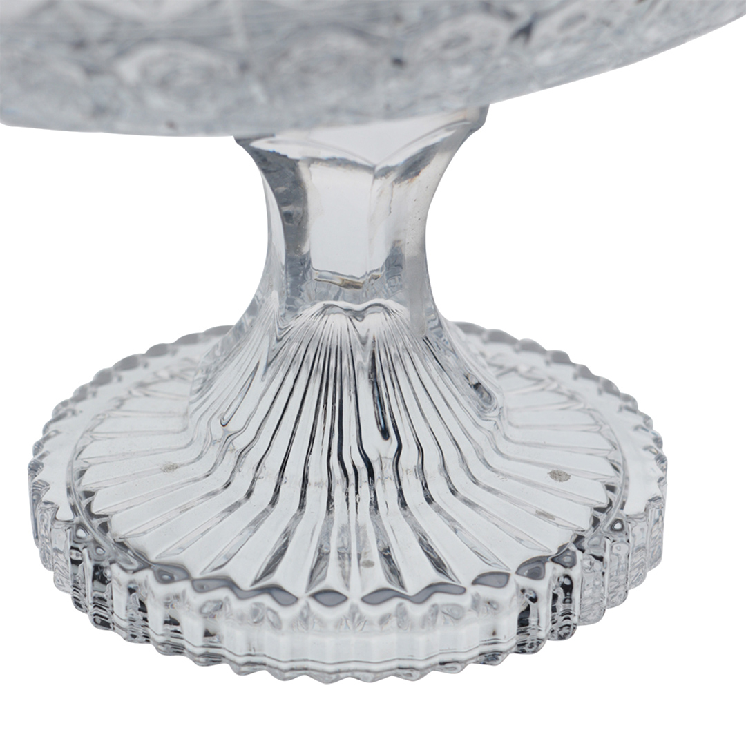 Fotografia para o produto Centro de mesa com pé em cristal ecológico L27xP15xA23cm