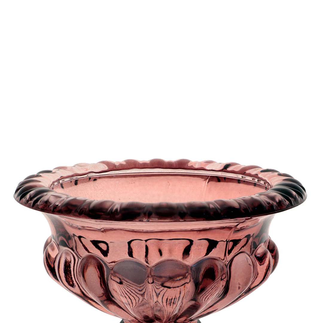 Fotografia para o produto Centro de mesa com pé em cristal ecológico Ø13xA11cm