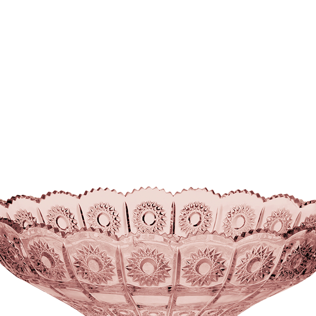 Fotografia para o produto Centro de mesa com pé em cristal ecológico Ø32,5xA23,5cm