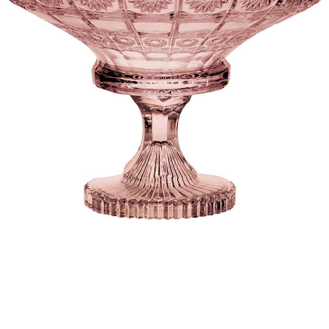 Fotografia para o produto Centro de mesa com pé em cristal ecológico Ø32,5xA23,5cm