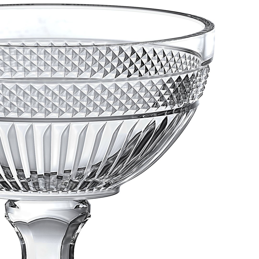 Fotografia para o produto Centro de mesa em cristal com pé Ø21,5xA21,5cm