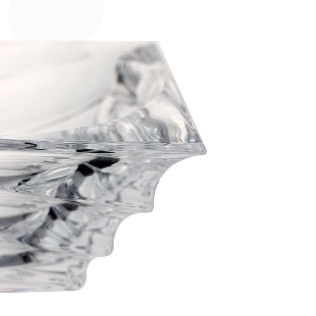 Fotografia para o produto Centro de mesa em cristal ecológico L23,5xP23,5xA11cm