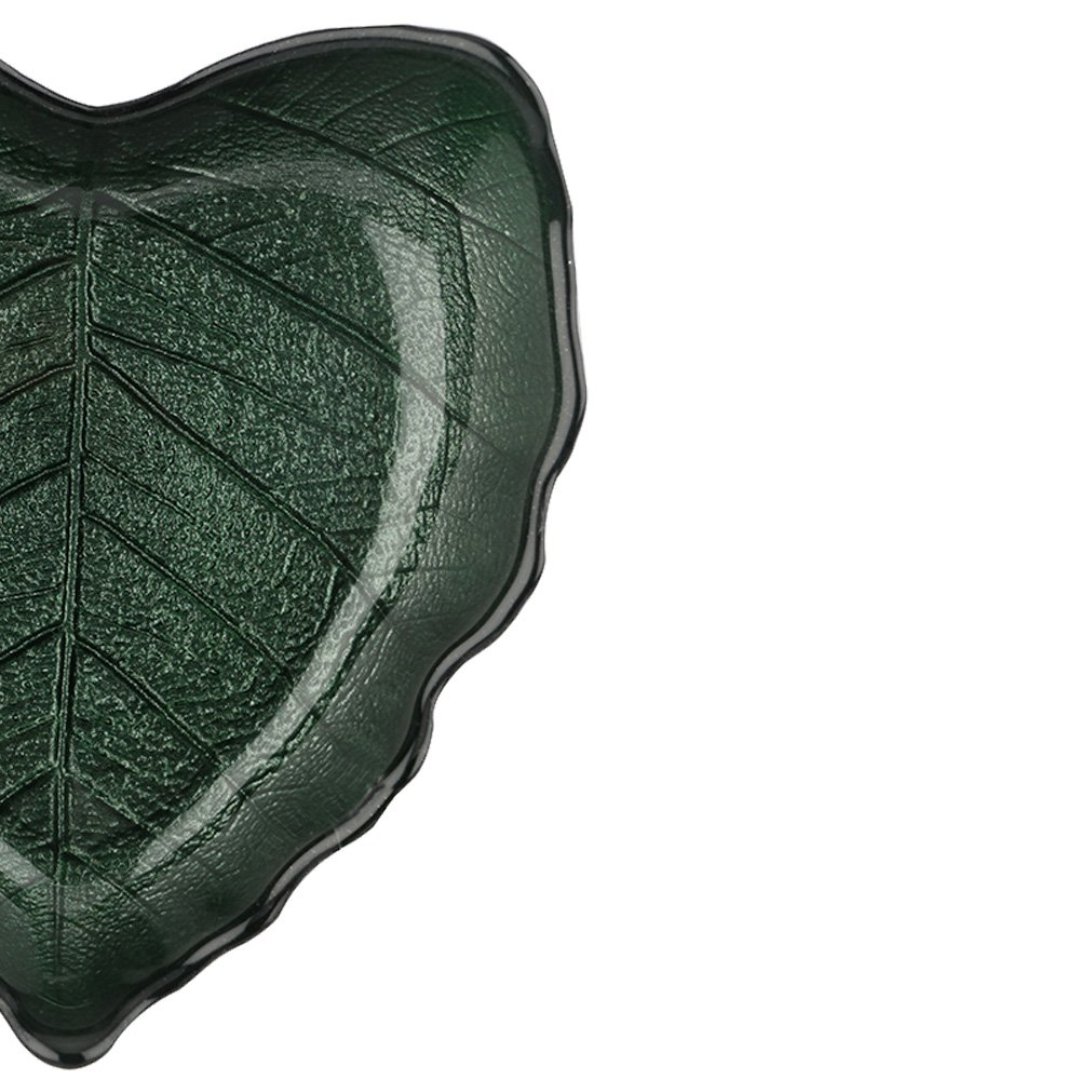 Fotografia para o produto Centro de mesa em vidro 200ml L16,5xP14,5xA4,5cm cor verde