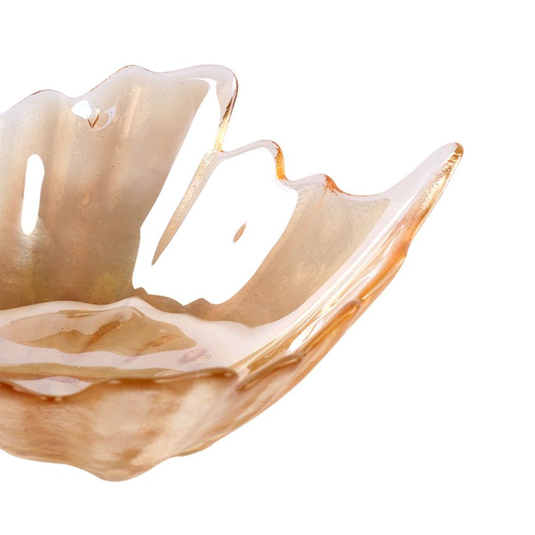 Fotografia para o produto Centro de mesa em vidro 220ml L15xP15xA5cm cor âmbar luster