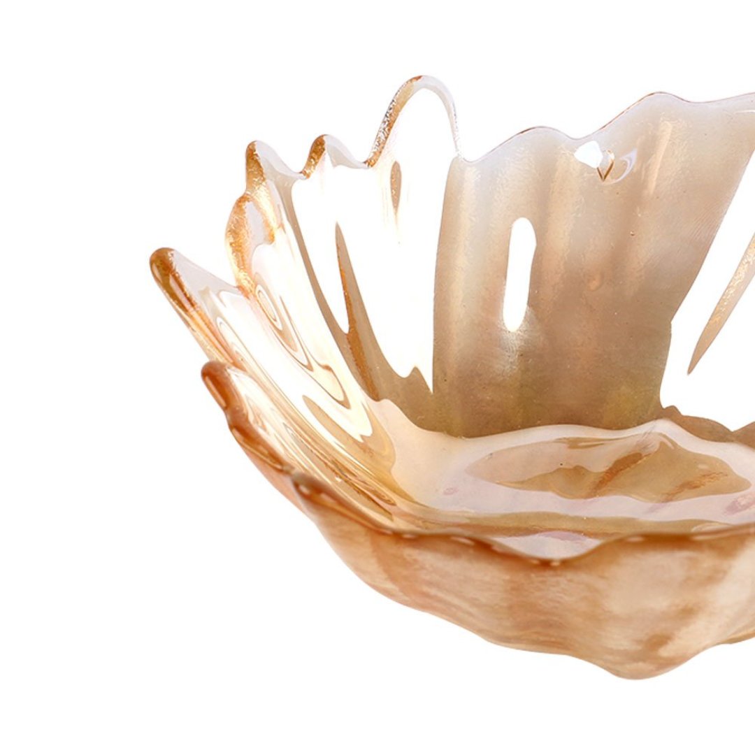 Fotografia para o produto Centro de mesa em vidro 220ml L15xP15xA5cm cor âmbar luster