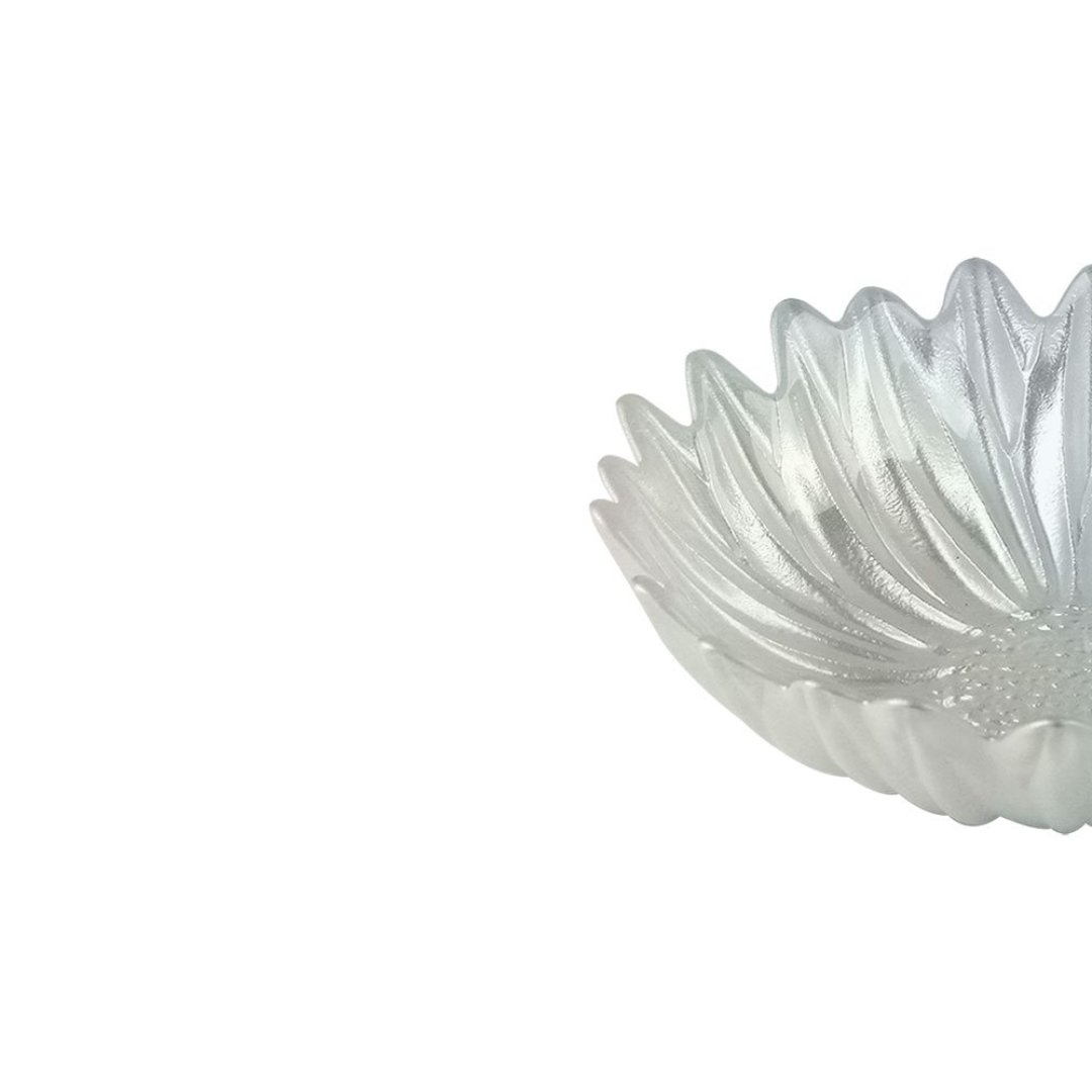 Fotografia para o produto Centro de mesa em vidro 270ml Ø15xA3cm cor furta-cor