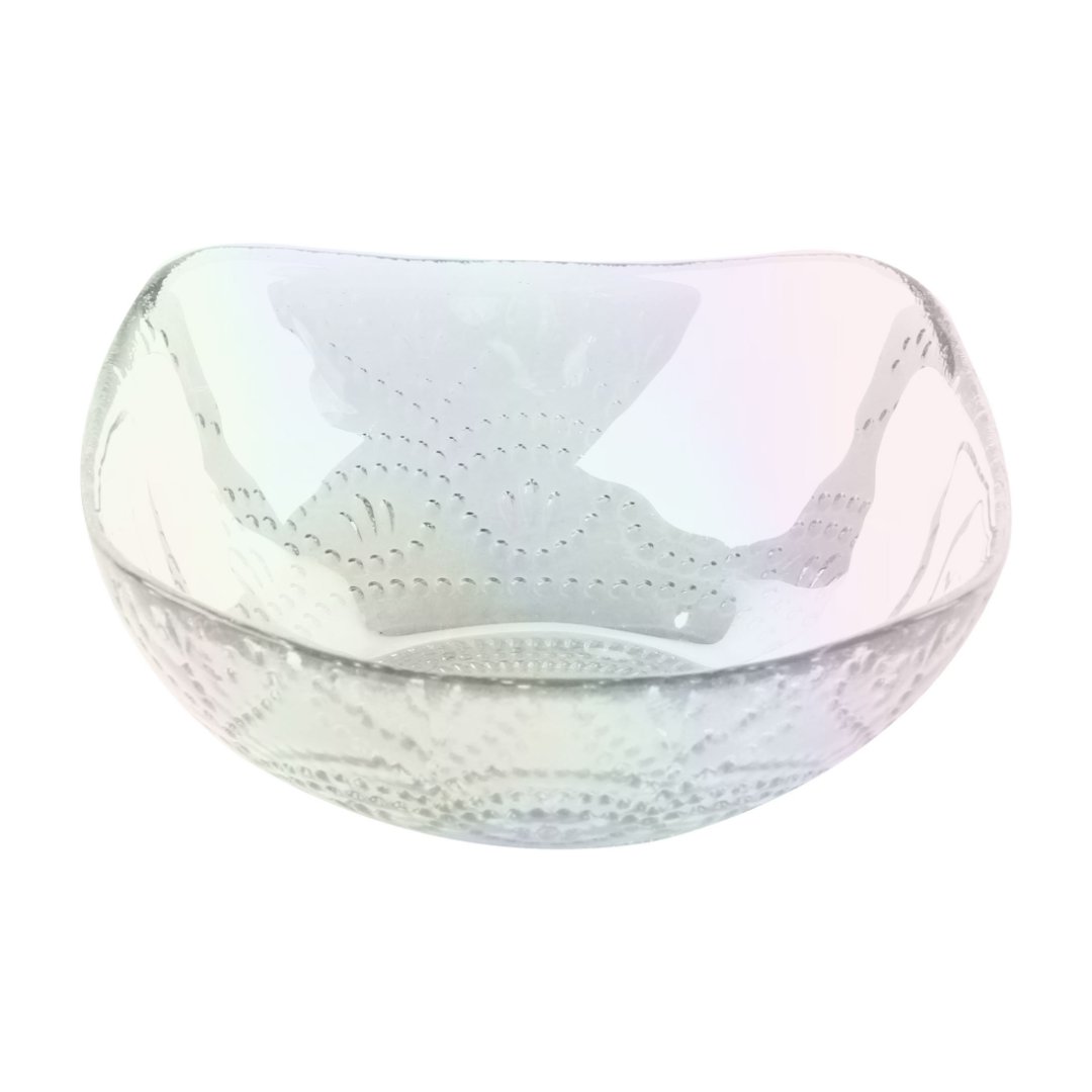 Fotografia para o produto Centro de mesa em vidro 380ml L15xP15xA5cm cor furta-cor