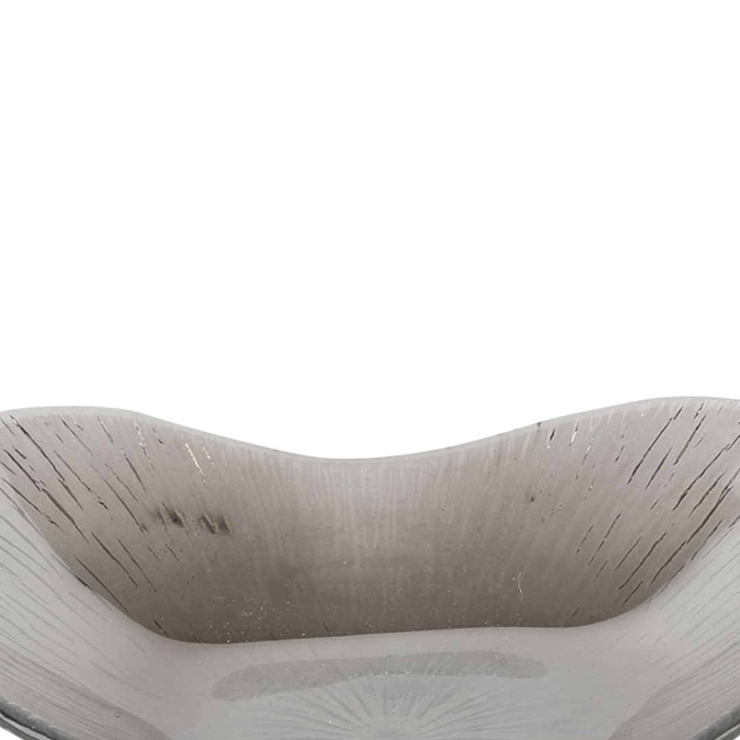 Fotografia para o produto Centro de mesa em vidro L15xP15xA3cm cor fumê luster