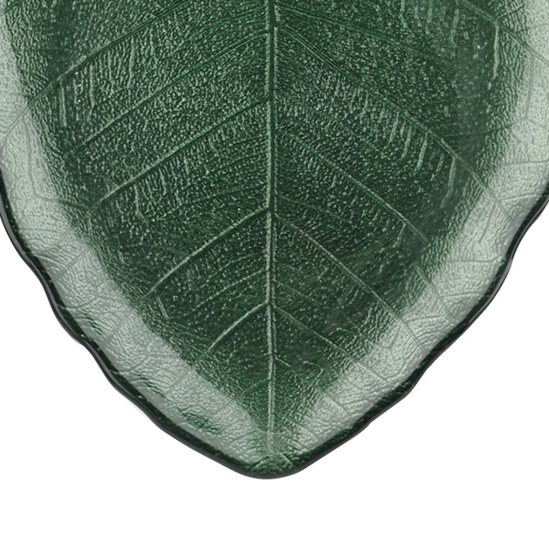 Fotografia para o produto Centro de mesa em vidro L19xP16,5xA2cm cor verde