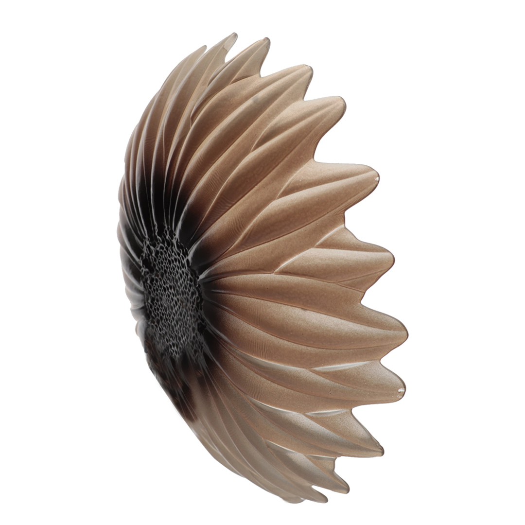 Fotografia para o produto Centro de mesa em vidro Ø30xA6,5cm cor pérola