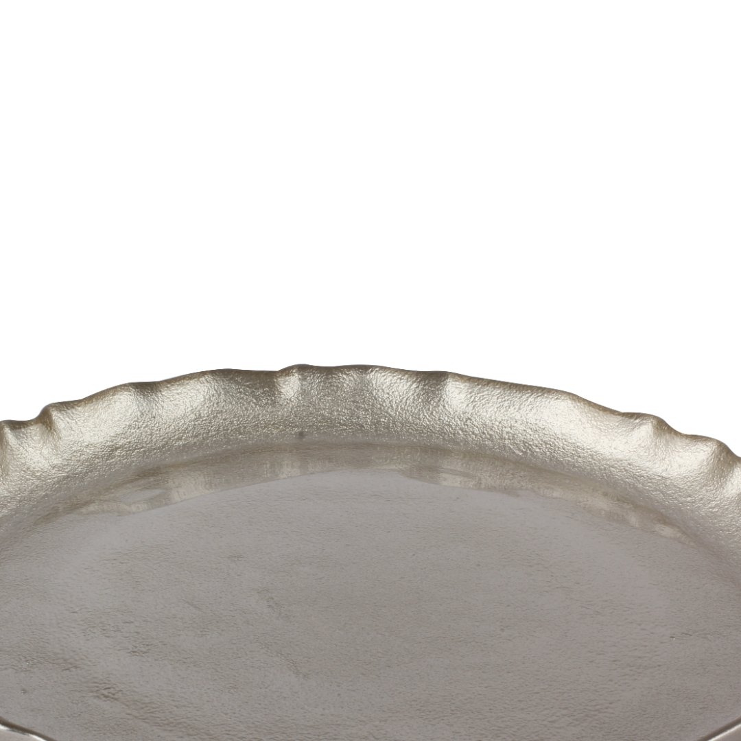 Fotografia para o produto Centro de mesa em vidro Ø29xA2,5cm cor champanhe