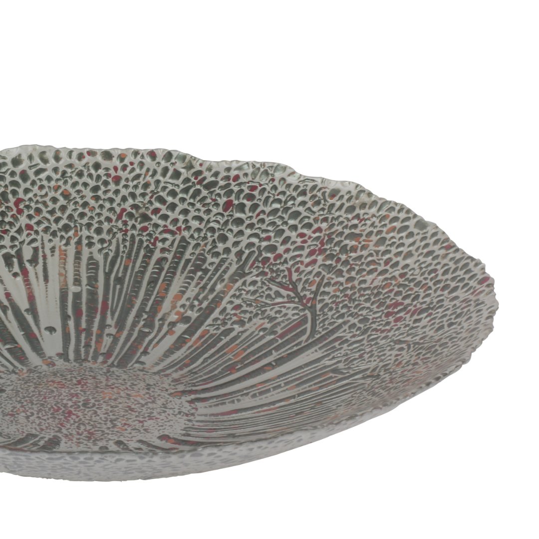 Fotografia para o produto Centro de mesa em vidro Ø30xA6cm cor verde