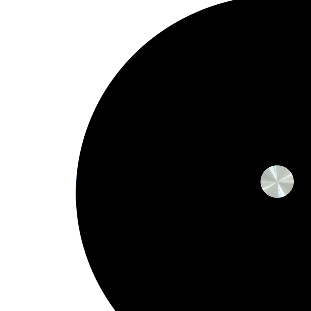 Fotografia para o produto Centro de mesa giratório em vidro Ø60xA2cm