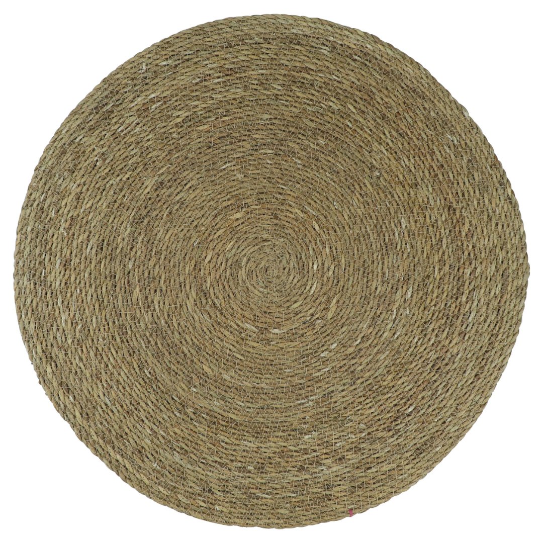 Imagem ilustrativa para Centro de mesa redondo em fibra natural Ø50cm