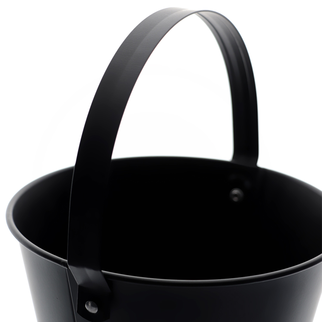 Fotografia para o produto Cesta oval em ferro com molheira em melamina L16xP10xA14cm