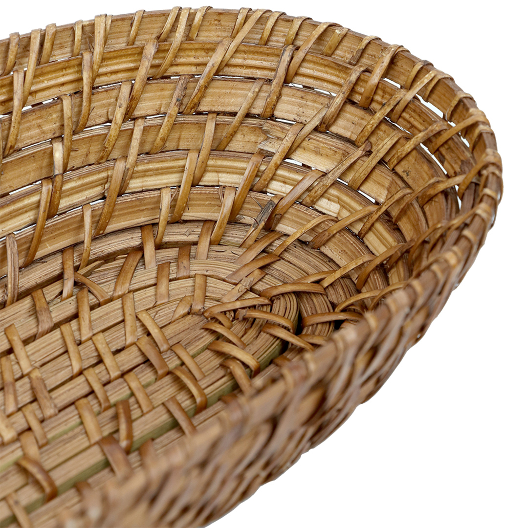 Fotografia para o produto Cesta para pães retangular em bambu e rattan L36xA16xA6cm