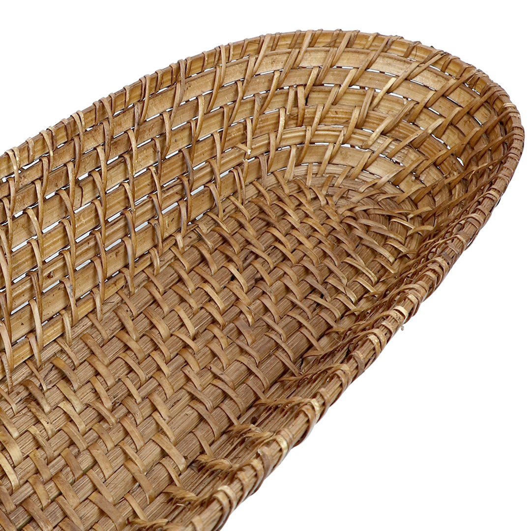 Fotografia para o produto Cesta para pães retangular em bambu e rattan L44xA16xA7cm