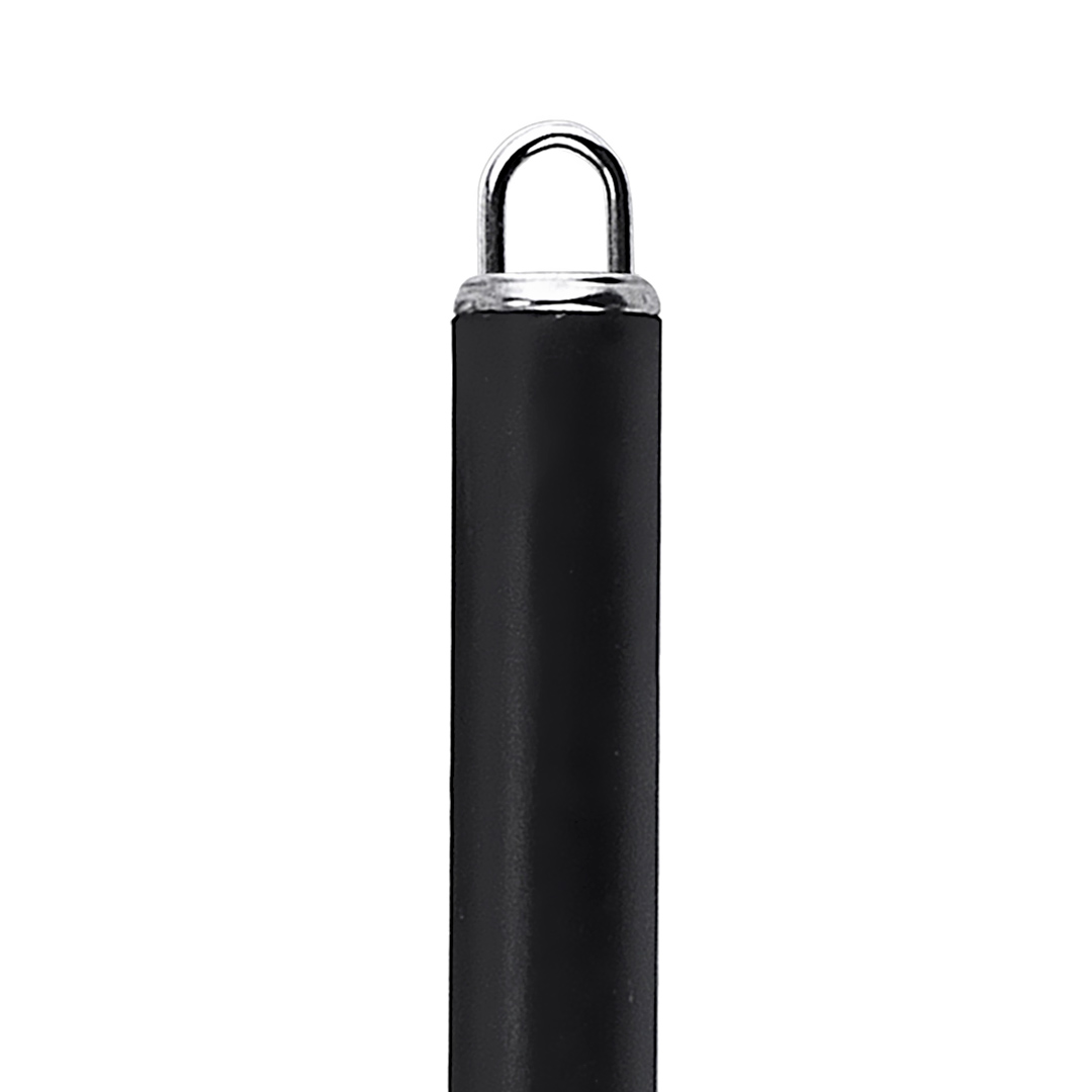 Fotografia para o produto Chaira em aço inox com cabo na cor preta A30cm 113grs