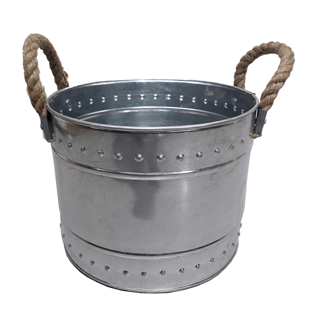 Imagem ilustrativa para Champanheira em ferro galvanizado Ø21xA16cm